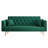 Velvet Sleeper convertible love seat sofa, American retro velvet, suitable for small living room, bedroom-497704523
