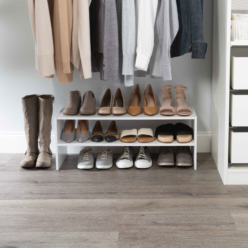 8 Pair Stackable Shoe Rack