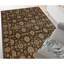 Manchuria Wool Oriental Area Rug in Beige/Black