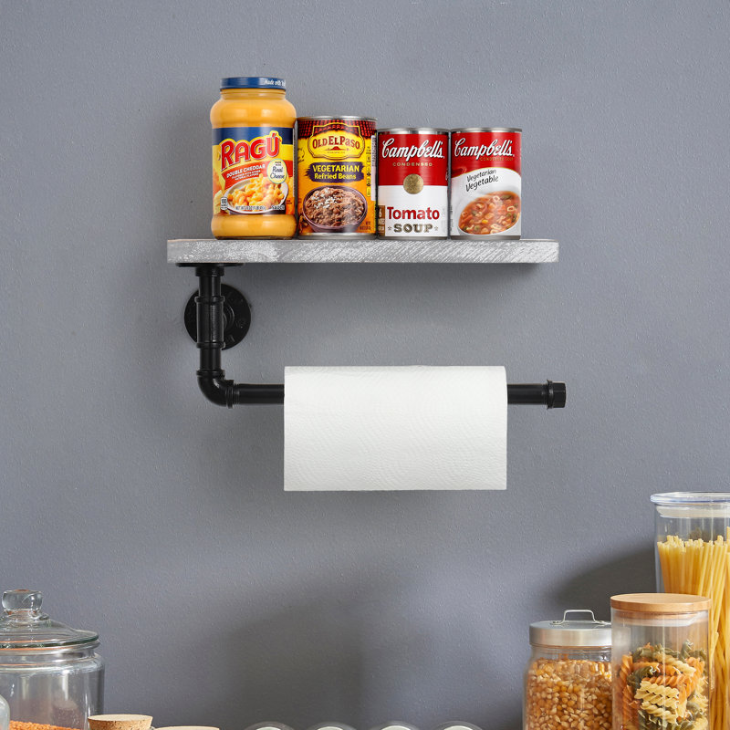 Porte-papier hygiénique mural, Blanc