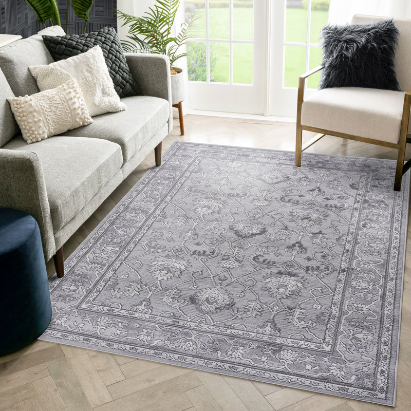 Rigdon Geometric Indoor / Outdoor Rug, Rectangle 5'3'' x 7'6''