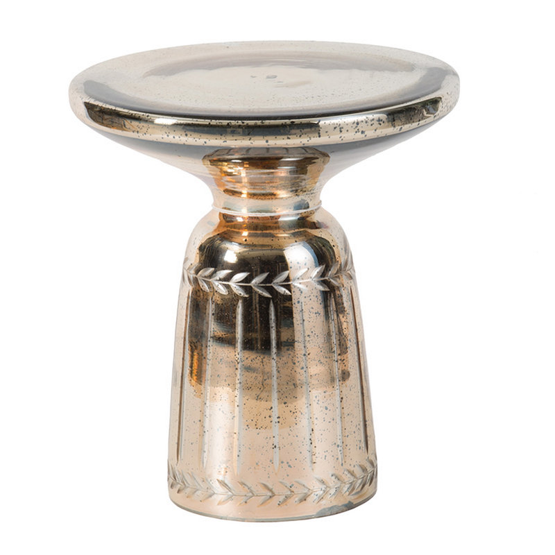 Table d'appoint 14 po Thorntown - Antique poli, Or