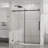 60" W X 72" H Sliding Shower Door, Frameless Sleek Glass Shower Door, 1/4" (6Mm) Thick Tempered Clear Glass With Easy-Clean Coating-120178808