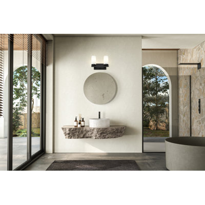 Meuble-lavabo 2 lumières Avers