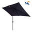 Parasol rectangulaire à énergie solaire 10 pi x 6,5 pi 10 pi x 6,5 pi 10 pi x 6,5 pi-121047136
