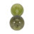 Decorative Glam Glass Hourglass Sculpture for Office Decor - Modern Object Accent for Bedroom Styling, Living Room Tabletop or Home Decoration - Green-969638724-970907095