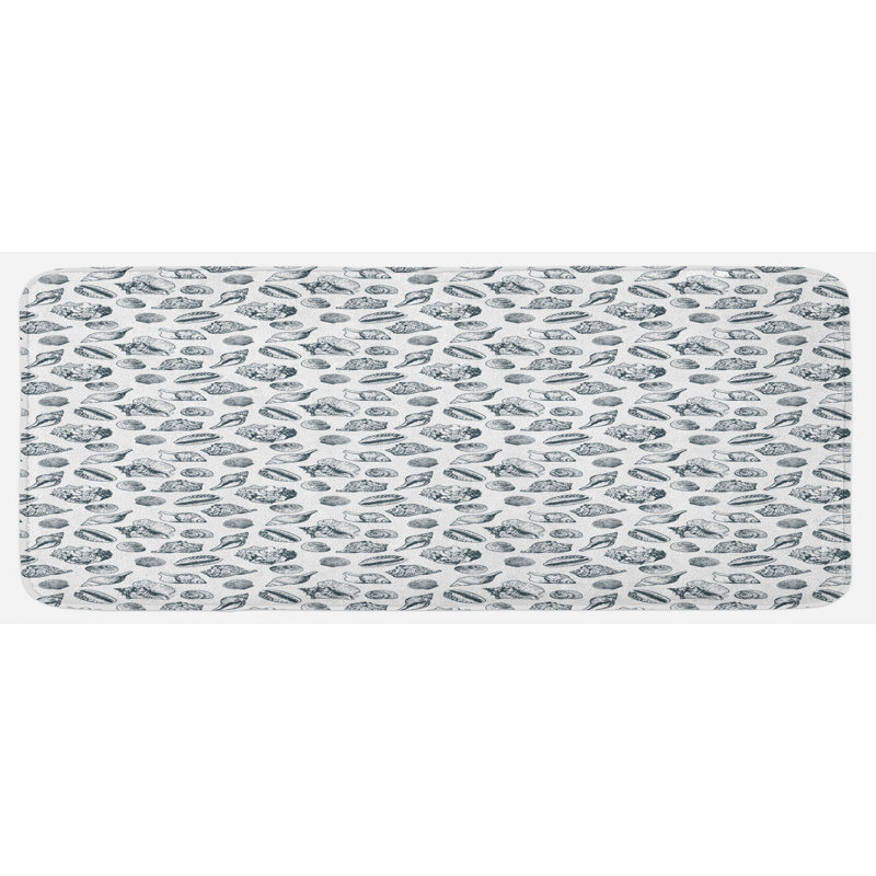 Coastal Synthetic Kitchen Mat