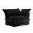 Sofa LSF W/1 Pillow -Black-1900835731