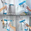 Tower T131001 Cordless Window Vac Cleaner with Rechargeable Battery, 150ml Water Tank, 20W, Cool Blue