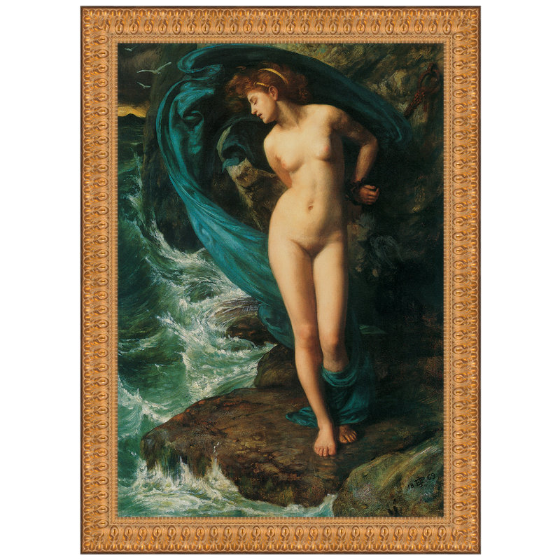 "Andromeda, 1869" par Sir Edward John Poynter, reproduction d'art encadrée, H 28,5 po x l 22 po x P 1,75 po