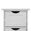 White Bathroom Storage Cabinet