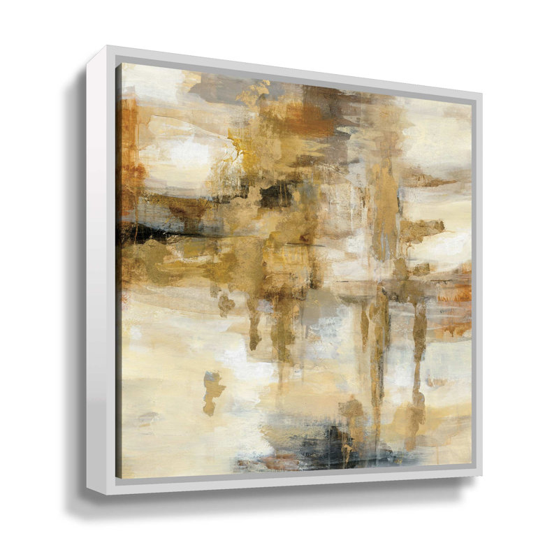«On the Bridg» par Silvia Vassileva, reproduction sur toile, H 24 po x l 24 po x P 2 po, Cadre flottant blanc