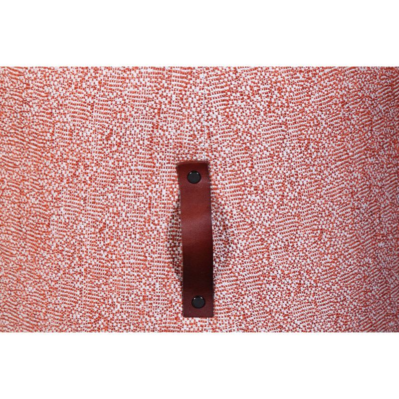 Revêtement en forme de croissant rouge - option de siège élégant, P 19,82 po x l 17,49 po H, l 19,82 lb