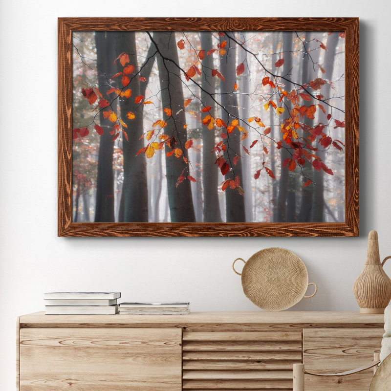 Falling Moments - Reproduction de photo sur toile encadrée, H 31 po x l 44 po x P 1 po, Toile avec cadre érable