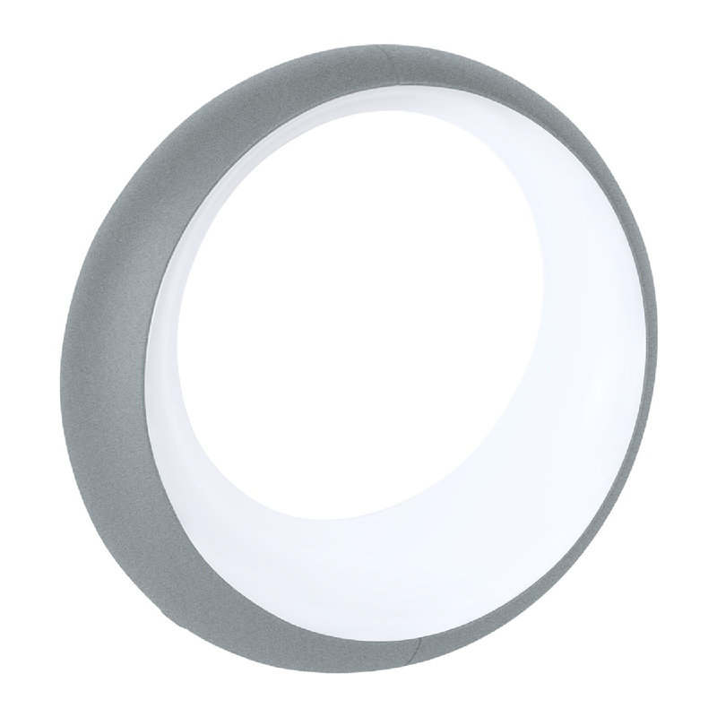 Hoopik LED Outdoor Table Lamp, Lapilli Gray