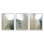 Breezy Pampas Tall Grass par Jason Johnson - Ensemble de 3 photographies sur bois