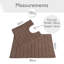 Linear Ribbed Two Piece Bath Mat Set-20107122