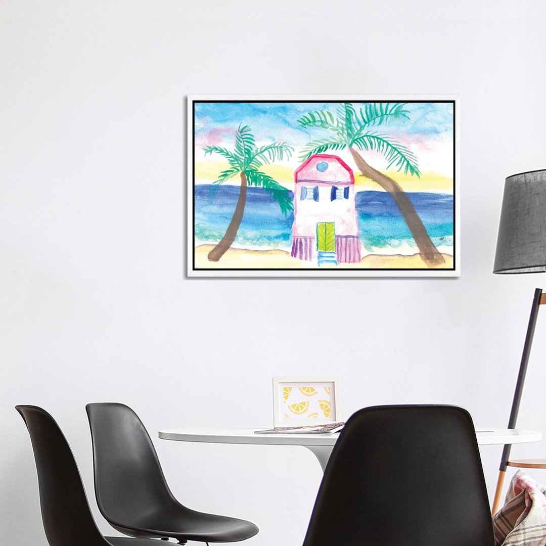 Emy's Tropical Beach House von Markus & Martina Bleichner - Gallery-Wrapped Canvas Giclée on Canvas