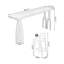 Ensemble de tables de bar 2 personnes en bois massif brun-noisette-701487392