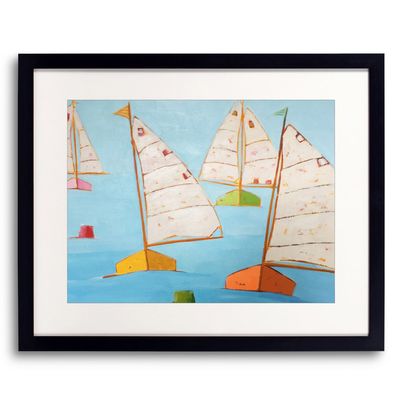 Regatta Ll Print by Phyllis Adams, 24" H x 32" W