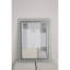 Miroir de salle de bain 28 * 36 pouces avec lumières à DEL avant et rétro-éclairé, anti-buée pour miroir mural, 3 couleurs et 5 niveaux à intensité variable