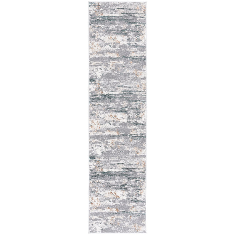 Tapis abstrait Joonyoung 100 Performance, Tapis de couloir 2 pi x 8 pi