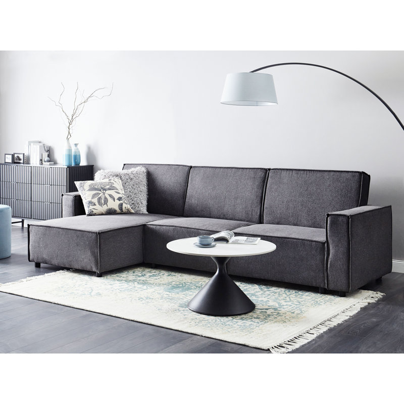 ROMEDAL II 3 Seater Sofa Bed, Left Hand Facing, Grey