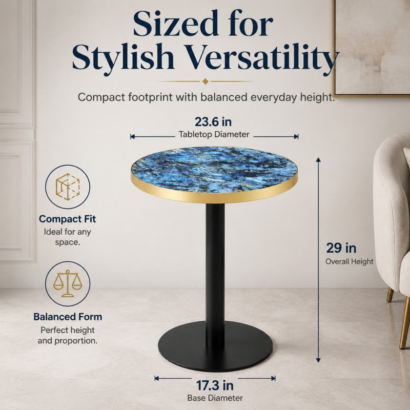 Table basse, Bleu