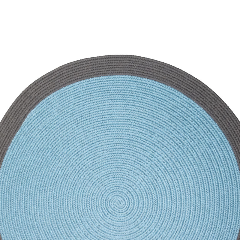 Tapis rond intérieur / extérieur Cindylou, Rond 48 po