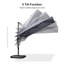 274cm X 365cm Rectangular Cantilever Parasol-436407684