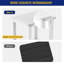 Table d'appoint d'extérieur 16,25 po x l 12,59 po Rosibel-930314077