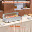 Chauffe-plat commercial commercial 3 * 8 pte avec écran en verre