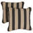 Fenella Striped Outdoor Reversible Throw Pillow-886475479-886475465