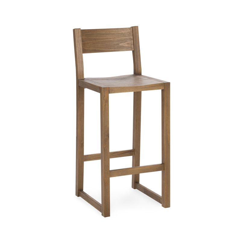 Cabrini Bar & Counter Stool, Bar Stool (30" Seat Height), Honey Brown