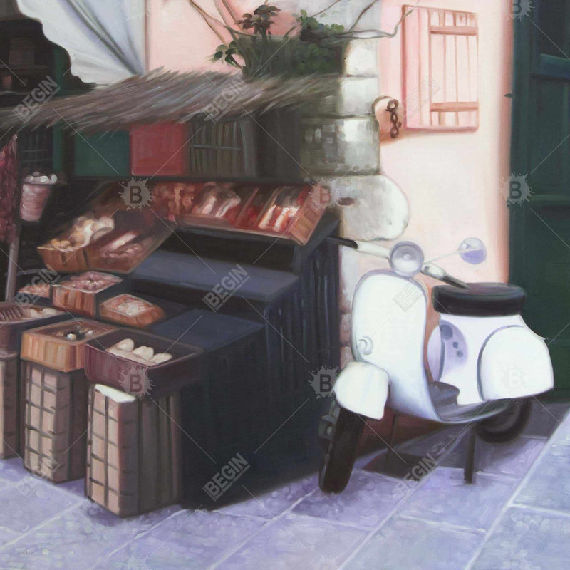 «Kiosk In Italy» sur toile