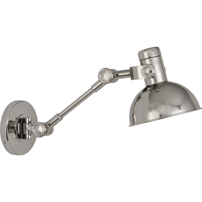 Lampe avec bras pivotant 1 lumière Rico Espinet Scout, Nickel poli