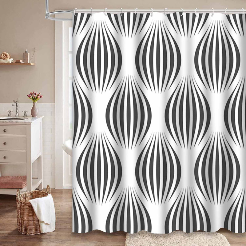 Rideau de douche Abstract, L 72 po x l 78 po