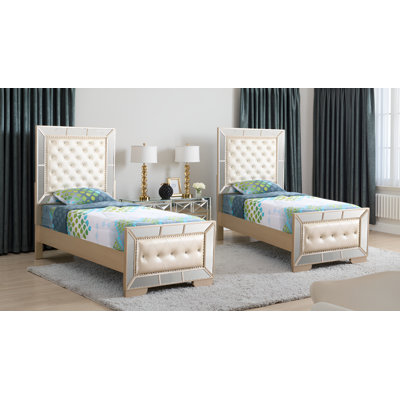 Ensemble de 2 lits simples Sydney Pearl