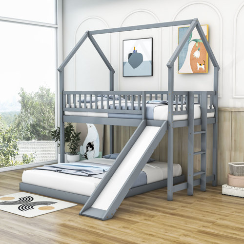 Harper Orchard Sheatown Kids Twin Over Full Bunk Bed | Wayfair