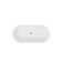 67" Acrylic Freestanding Single Soaking Tub with Overflow and Quick Drain