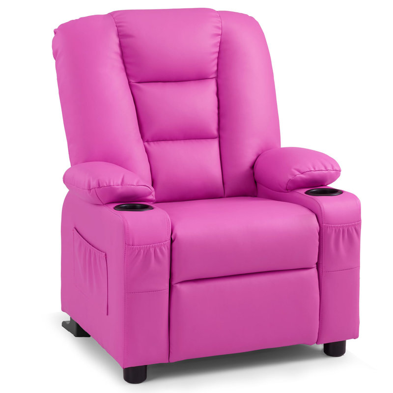 Whitson Children's Recliner Chair, Pink
