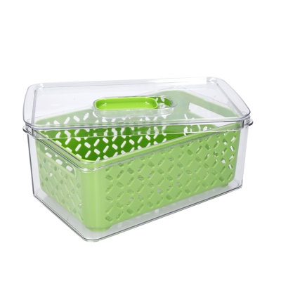 MasterClass Fresh Keeper Stacking Lidded Fridge Storage Box
