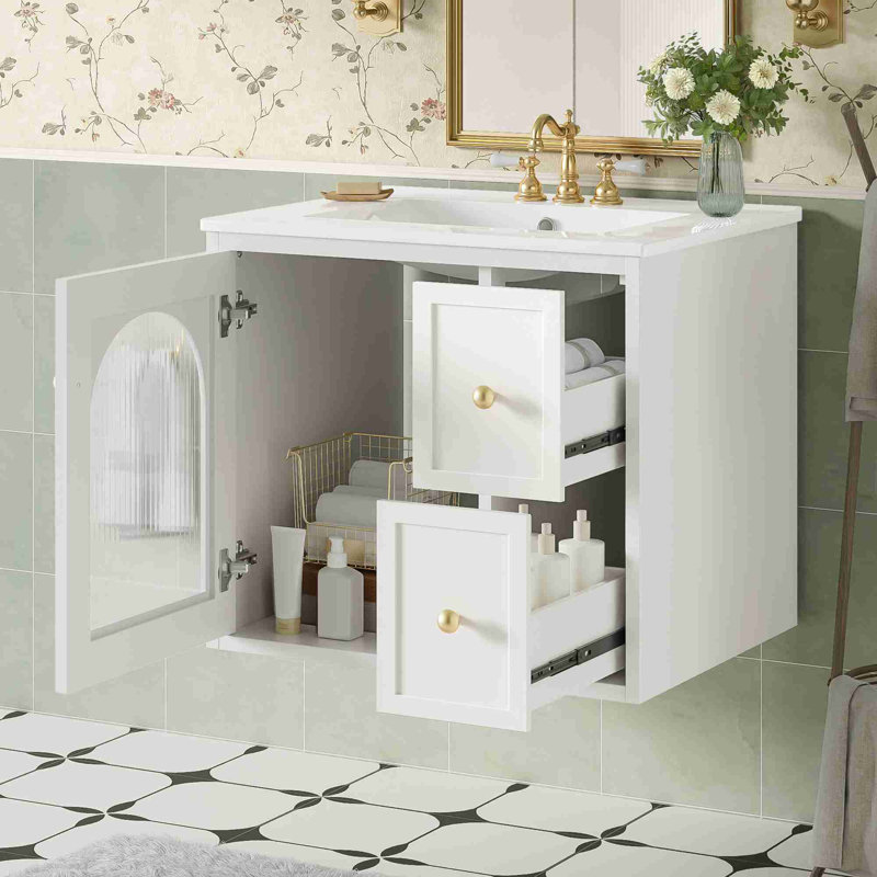Wall Mounted Bathroom Vanity for Small Space