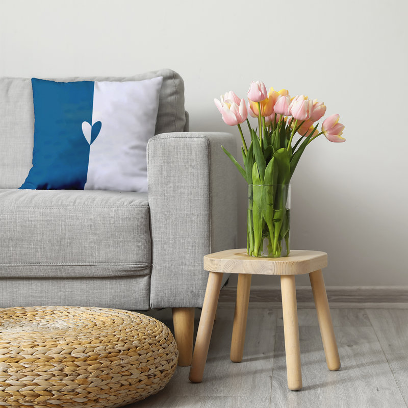 Reversible Throw Pillow, 20"H x 20"W, Square