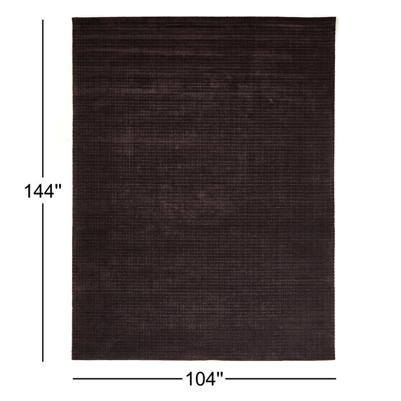 Gunter Outdoor Area Rug in Brown, Rectangle 9' x 12'