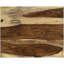 3 tables gigognes avec cadre rectangulaire en bois riche et support