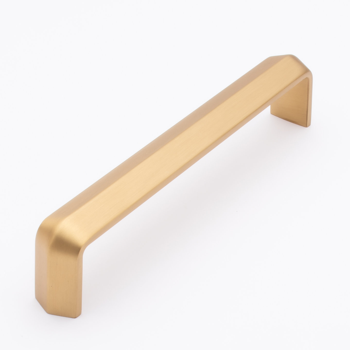 Eternity Bar Cabinet Pull, Satin Brass, 8"
