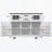 54.9" Kitchen Island With Drop Leaf, Power Outlet, Kitchen Storage Cart With 4 Door Shelves-721025767