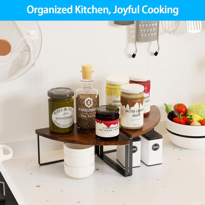 Corner Shelf Countertop Organizer