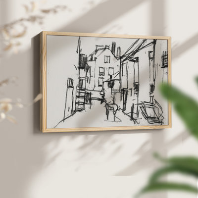 Croquis rétro, VI, reproduction encadrée